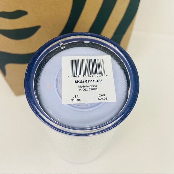 NWT STARBUCKS Opalescent Sequin Venti Tumbler - Picture 4 of 5